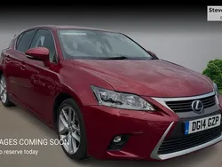 Red Used 2014 Lexus CT200h Hatchback | £12,682 (Expensive)