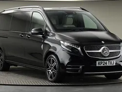 Black Used 2024 Mercedes V300 AMG line MPV | £65,000 (Good price)
