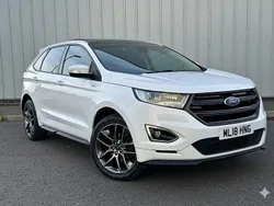 White Used 2018 Ford Edge Sport SUV | £16,495 (Expensive)