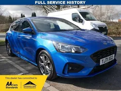Blue Used 2022 Ford Focus ST-Line Hatchback | £14,223