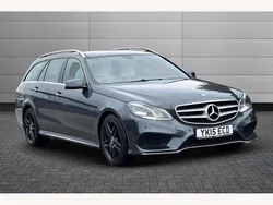 Grey Used 2015 Mercedes E220 AMG line Estate | £13,850 (A bit pricey)