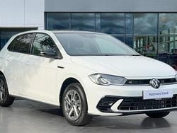 Pure white flat black New 2025 VW Polo R-line Hatchback | £22,510 (Fair price)