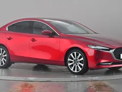 Red Used 2021 Mazda 3 Inclusive Sedan | £16,499 (Fair price)