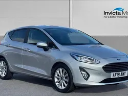 Silver Used 2018 Ford Fiesta Titanium Hatchback | £12,500 (Fair price)