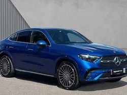 Blue Used 2023 Mercedes GLC300e AMG line Coupe | £55,960