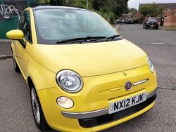 Yellow Used 2012 Fiat 500 Lounge Hatchback | £3,295 (Good price)