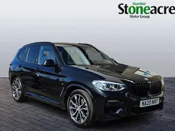 Black Used 2020 BMW X3 M Sport SUV | £28,750 (Fair price)