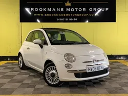 White Used 2009 Fiat 500 Lounge Hatchback | £1,995 (Expensive)