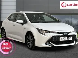 White Used 2021 Toyota Corolla Design Hatchback | £16,666 (Fair price)