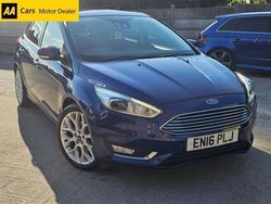 Blue Used 2016 Ford Focus Titanium X Hatchback | £6,995 (Fair price)