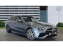 Grey Used 2024 Mercedes C300e AMG Line Premium Estate | £32,250 (Good price)