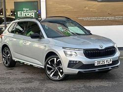 Brilliant silver metallic New 2025 Skoda Kamiq Monte Carlo SUV | £24,495 (A bit pricey)