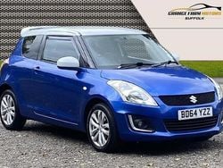Blue/white Used 2014 Suzuki Swift SZ-L Hatchback | £3,695 (Fair price)