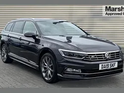 Manganeese grey Used 2019 VW Passat R-line Estate | £18,739 (A bit pricey)