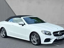 White Used 2018 Mercedes E220 AMG line Cabriolet | £18,377 (Fair price)