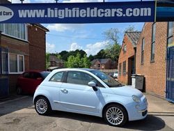 Blue Used 2008 Fiat 500 Lounge Hatchback | £2,990 (Fair price)
