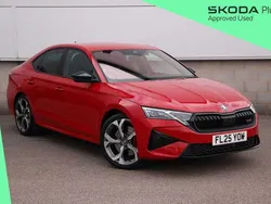 Velvet red metallic Used 2025 Skoda Octavia vRS Hatchback | £33,490