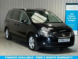 Black Used 2016 Seat Alhambra SE MPV | £13,750 (Fair price)