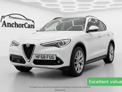 White Used 2018 Alfa Romeo Stelvio SUV | £17,495 (Fair price)