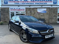 Blue Used 2017 Mercedes A180 AMG line Hatchback | £11,250 (Fair price)