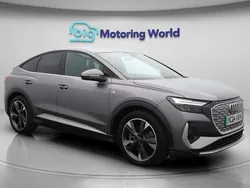 Grey Used 2024 Audi Q4 Sportback e-tron S-Line SUV | £32,000