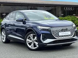 Blue Used 2023 Audi Q4 Sportback e-tron S-Line SUV | £30,950