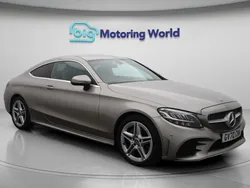 Silver Used 2020 Mercedes C200 AMG line Coupe | £20,600 (Fair price)