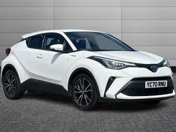 Pure white Used 2020 Toyota C-HR SUV | £17,250 (Fair price)
