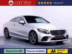 Silver Used 2019 Mercedes C300 AMG Line Premium Plus Coupe | £19,449 (Fair price)
