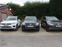 Blue Used 2015 VW Touareg R-line SUV | £13,499 (A bit pricey)