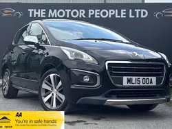 Black Used 2015 Peugeot 3008 Crossway Hatchback | £4,995 (Fair price)