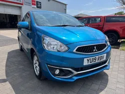 Blue Used 2019 Mitsubishi Mirage Hatchback | £7,470 (Fair price)