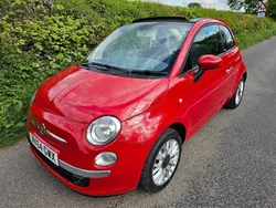 Red Used 2014 Fiat 500 Lounge Cabriolet | £3,495 (Good price)
