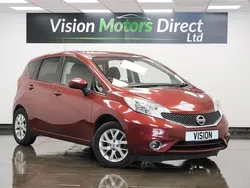 Red Used 2014 Nissan Note Acenta Premium MPV | £3,680 (Fair price)