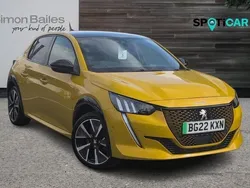Faroh yellow Used 2022 Peugeot e-208 Premium Hatchback | £12,495 (Fair price)