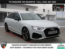 White Used 2020 Audi A4 Black Edition Estate | £21,489 (A bit pricey)