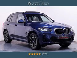 Blue Used 2021 BMW X3 M Sport SUV | £33,772 (A bit pricey)