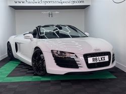White Used 2012 Audi R8 Spyder Advanced Cabriolet | £43,995 (A bit pricey)