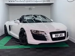 White Used 2012 Audi R8 Spyder Advanced Cabriolet | £43,995 (A bit pricey)