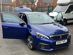 Blue Used 2017 Peugeot 308 GT-line Hatchback | £4,200 (Good price)