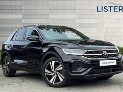 Black Used 2024 VW T-Roc R-line SUV | £27,861 (Fair price)