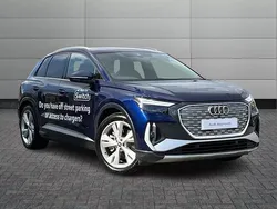 Blue Used 2024 Audi Q4 e-tron S-Line SUV | £37,241 (Fair price)