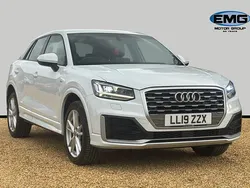 White Used 2019 Audi Q2 S-Line SUV | £12,695 (Fair price)