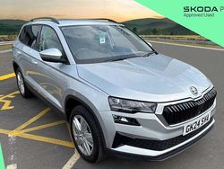 Brilliant silver metallic Used 2024 Skoda Karoq SE L SUV | £22,450 (Fair price)