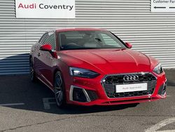 Progressive red metallic Used 2025 Audi A5 S-Line Coupe | £30,990 (Good price)