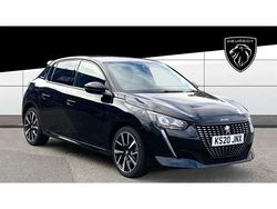 Black Used 2020 Peugeot 208 Allure Hatchback | £14,317 (Fair price)