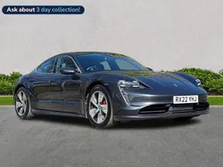 Grey Used 2022 Porsche Taycan Sedan | £42,499