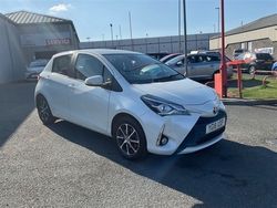 White Used 2018 Toyota Yaris Hatchback | £9,995 (Fair price)