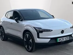 Special metallic crystal white New 2025 Volvo EX30 Ultra SUV | £31,490 (Good price)