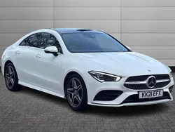 White Used 2021 Mercedes CLA220 AMG Line Premium Plus Sedan | £25,790 (Good price)